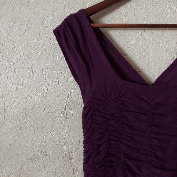 Anthropologie Look Back Sweater Dress Purple - Picture 3 of 7